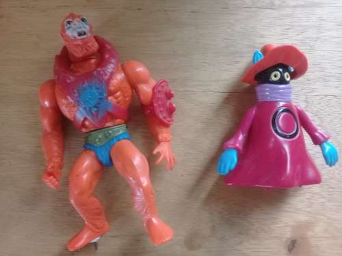 Beast Man and Orko from He-man Master's of the Universe